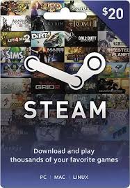 20$ Steam Card